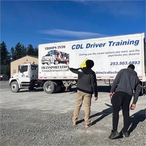 Troops into Transportation - Truck Driving School